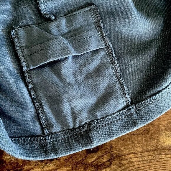 Horny Toad Womens Sz S Dress Slate Blue Athleisure Media Pocket Lyocell Cotton - Picture 6 of 6